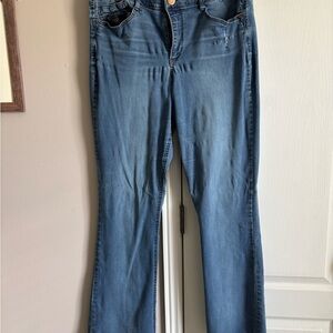 Democracy Women's Straight Leg Blue Jeans